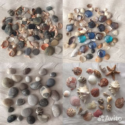 Морские камни ракушки декор