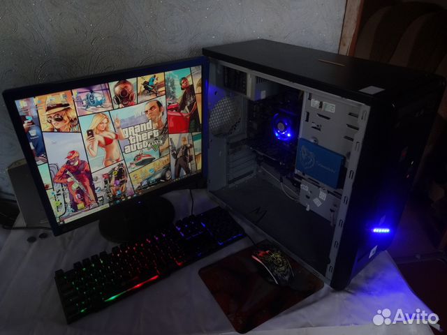 Игровой компьютер ай-7/ Видео Radeon/ SSD/ HDD