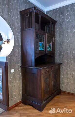 Антикварный буфет в стиле ар нуво