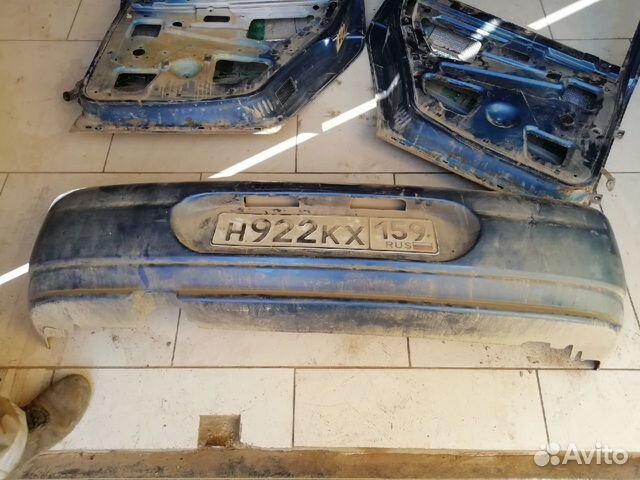 Задний бампер ваз 2110