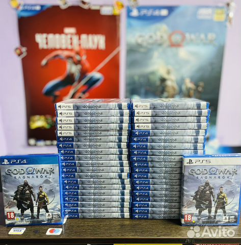 God of war ragnarok диск ps4 ps5 рус. с озвучкой