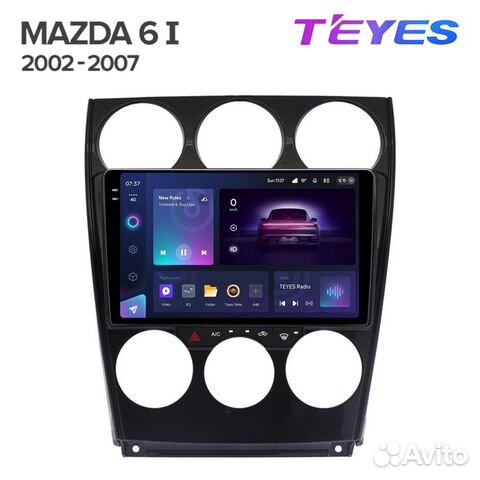 Магнитола Teyes 9” на Mazda 6 GG