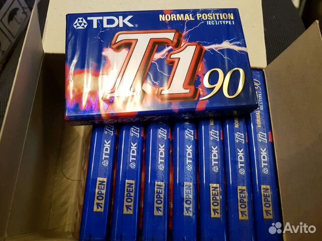 Аудиокассеты TDK T1 90 новые