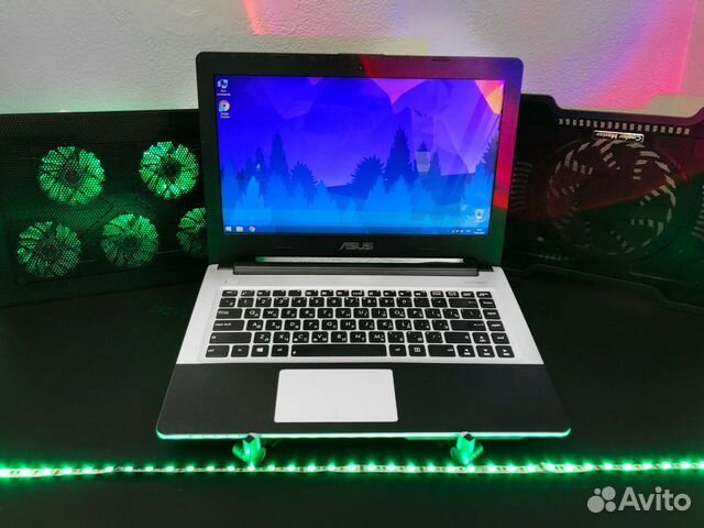 Компактный ноутбук asus в металле