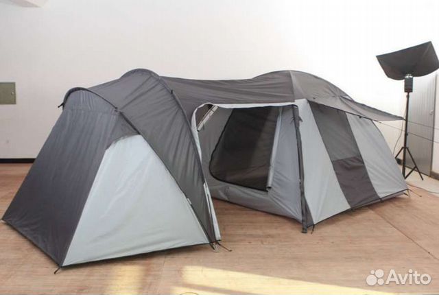 Палатка 4-х + 2 местная (130+120+230) х240хh185