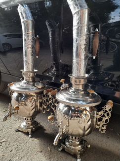 Самовар комбинированый на дровах