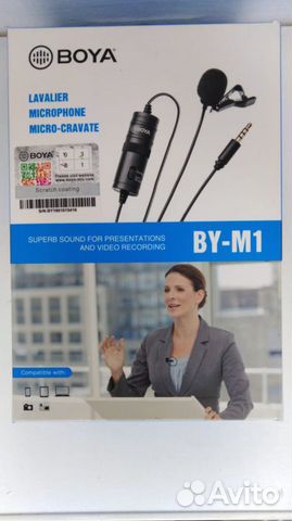 Петличный микрофон boya by m1