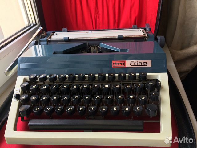 Пишущая машинка erika
