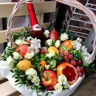 Женские съедобные букеты