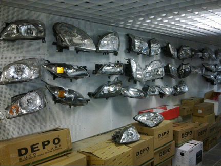 Фара оптика для иномарок в наличии и под заказ