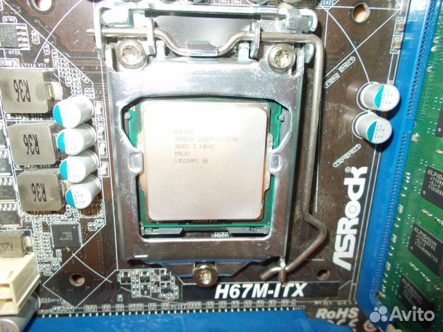 Asrock H67M-ITX + Core i3 2100 + 4GB DDR3