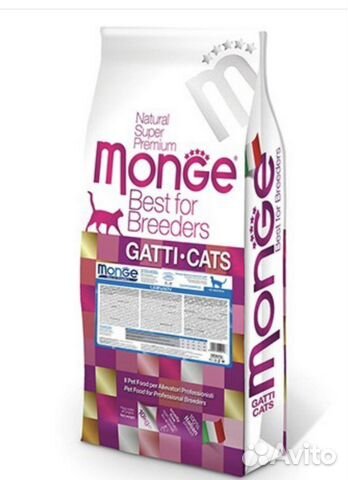Monge 10 кг корм для кошек