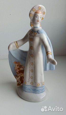 Статуэтка фарфор СССР морская царевна