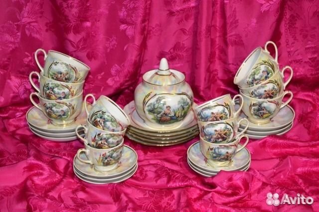 Чайно-Кофейный Сервиз Мадонна Дулево 34 предмета