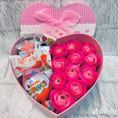 Наборы с мыльными розами и сладостями