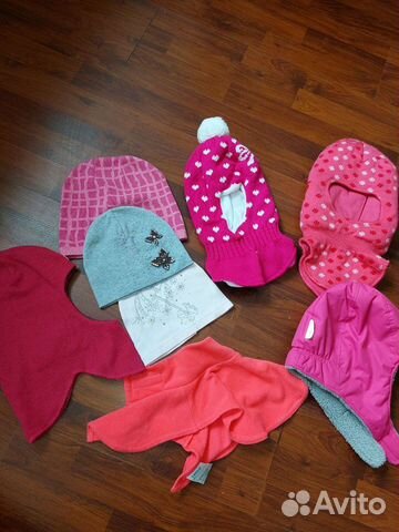 Шапки разные 3-6лет