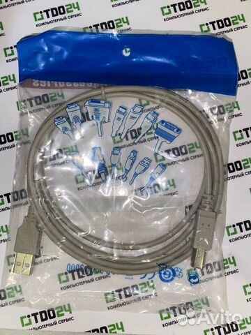 Кабель USB 2.0 USB A(M) /USB B(M) 1.8m