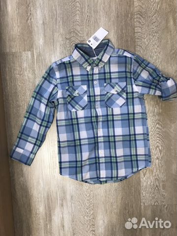 Новая рубашка 8-9 лет 128- 134 см для школы