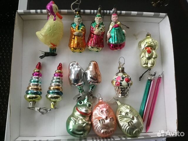 Ёлочные игрушки СССР