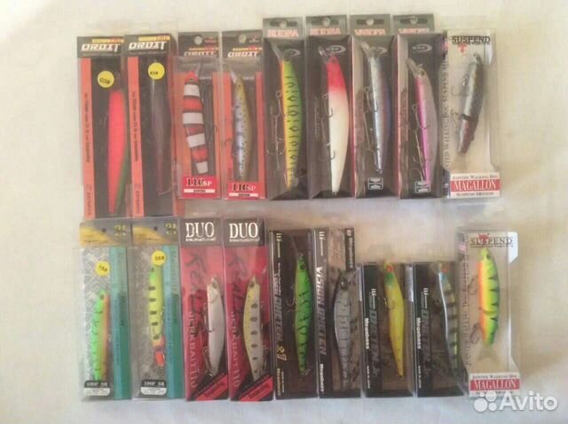 Воблера известных брендов до 113 мм
