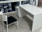 Письменный стол белый, тумбочка, стул объявление продам
