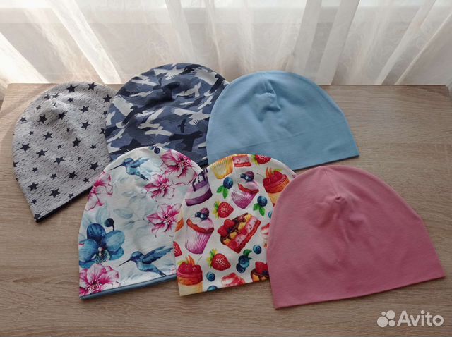 Шапка детская трикотажная ог 53-54