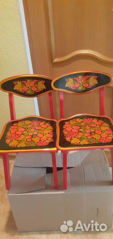 Хохломской детский стульчик