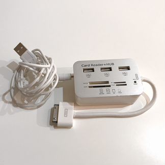 Картридер / USB хаб (Apple 30-pin)