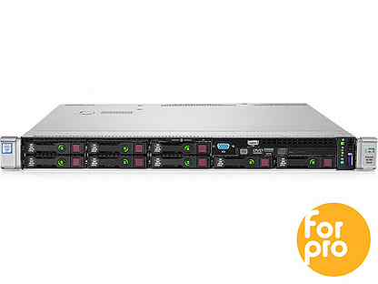 Сервер HP DL360 Gen9 8SFF 2xE5-2667v4 128GB/P440ar