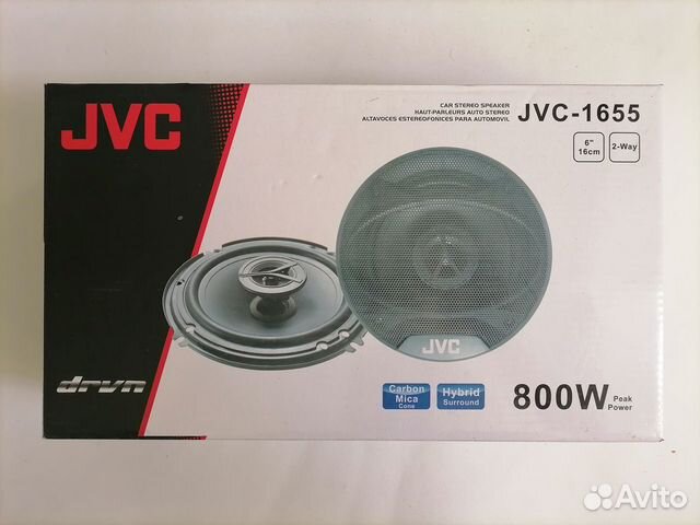Автоакустика jvc 1655