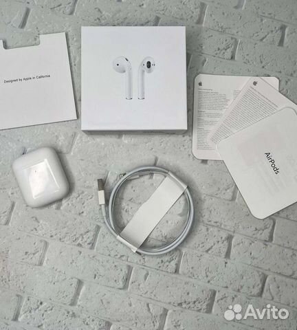 Наушники apple airpods 2 копия 1:1