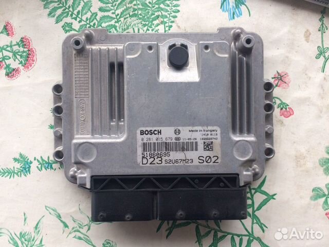 Блок управления двигателем fiat dukato