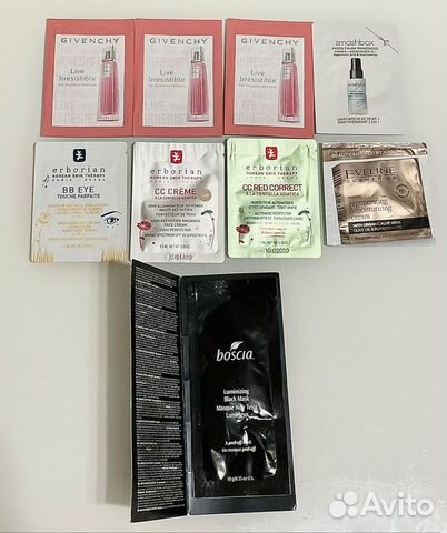 Пробники Erborian, Givenchy, Boscia и др