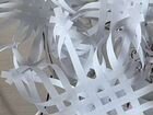 Снежинки 3D из бумаги