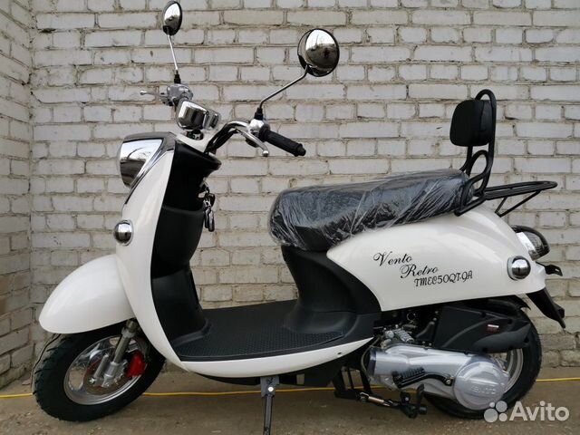 Скутер Vento retro 50/150cc теплый белый в наличии
