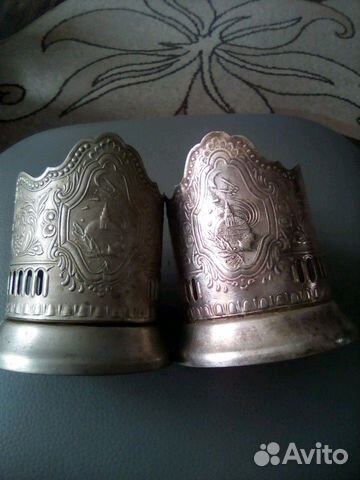 Подстаканники СССР, космос, мельхиор