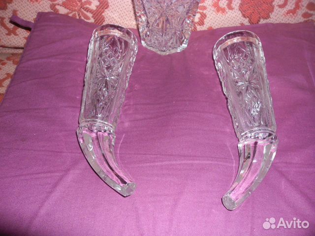 Хрусталь СССР Два рога