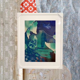 Картина в рамке абстракция