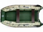 Лодка mishimo rapid 380 PRO, пиксель зеленый