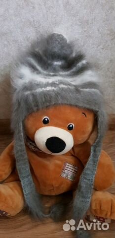 Шапка пуховая детская