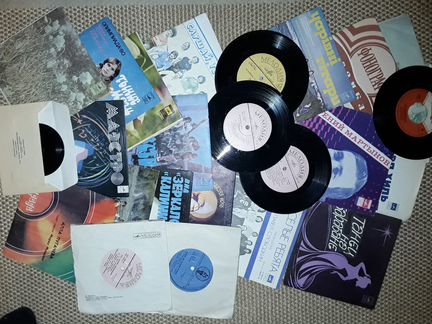 Виниловые грампластинки эстрада 70х 80х годов, фол