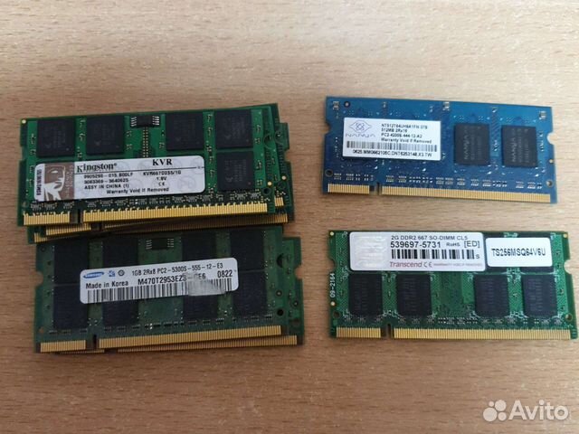 Ddr2, ddr3 для ноутбука/пк