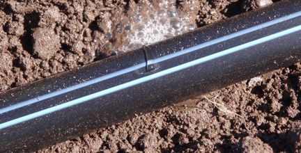 Капельная лента щелевая для полива растений