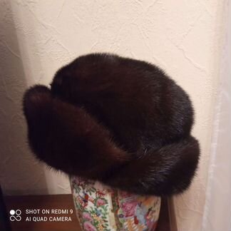 Шапка норковая женская