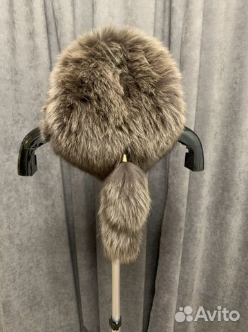 Шапка мех песец