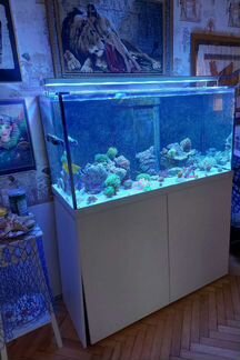 Морской аквариум с тумбой 360л