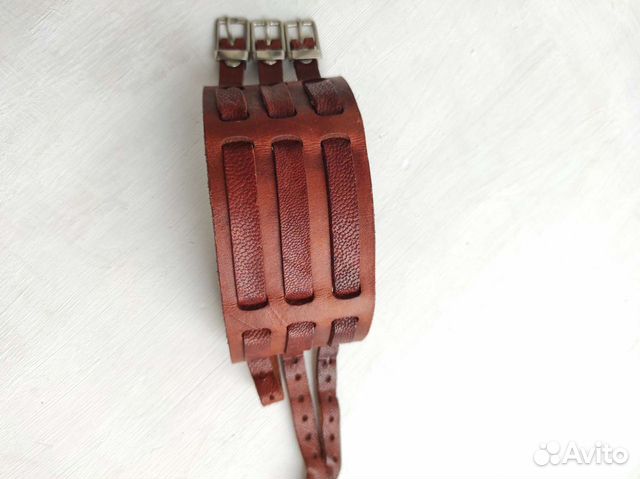 Браслет натуральная кожа