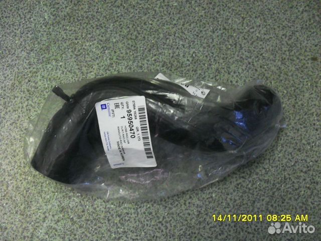 Патрубок радиатора охлаждения нижний Авео