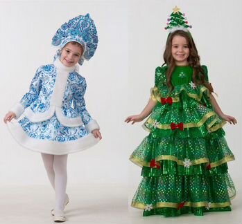 Снегурочка, ёлочка, снежная королева, снежинка