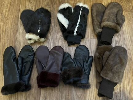 Варежки норковые